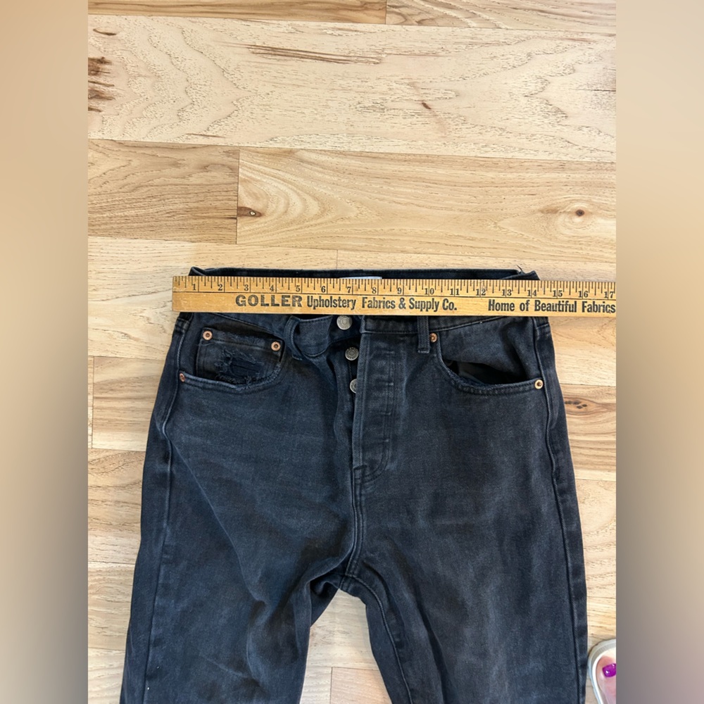 Pistola crop black denim size 27 - Picture 4 of 8